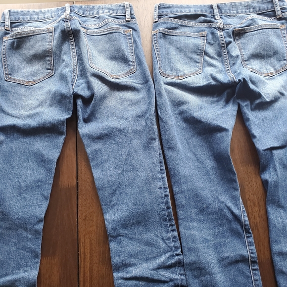 @rocket1415 Gap jeans 2 Pair always skinny medium blue wash sz 25r - Picture 10 of 11